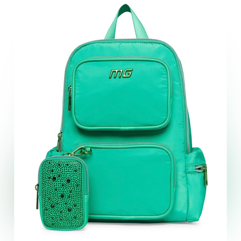 NWT Madden Girl Lulu Nylon Backpack w/ Rhinestone pouch